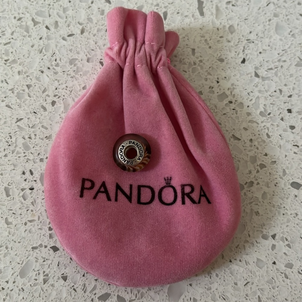 Pandora Silver and Yellow Charm
